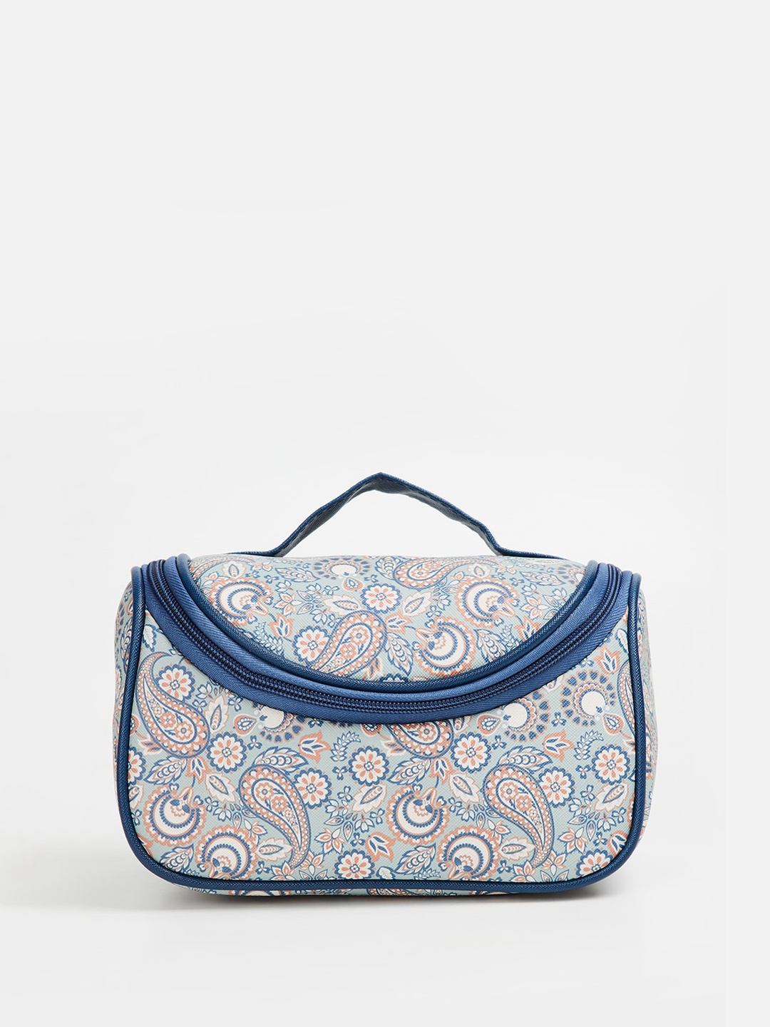 

Ginger by Lifestyle Printed Travel Pouch, Blue