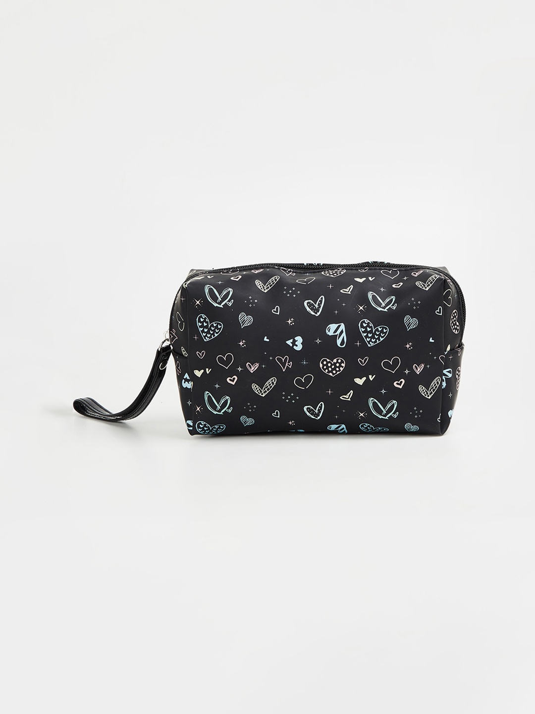 

Ginger by Lifestyle Printed Travel Pouch, Black
