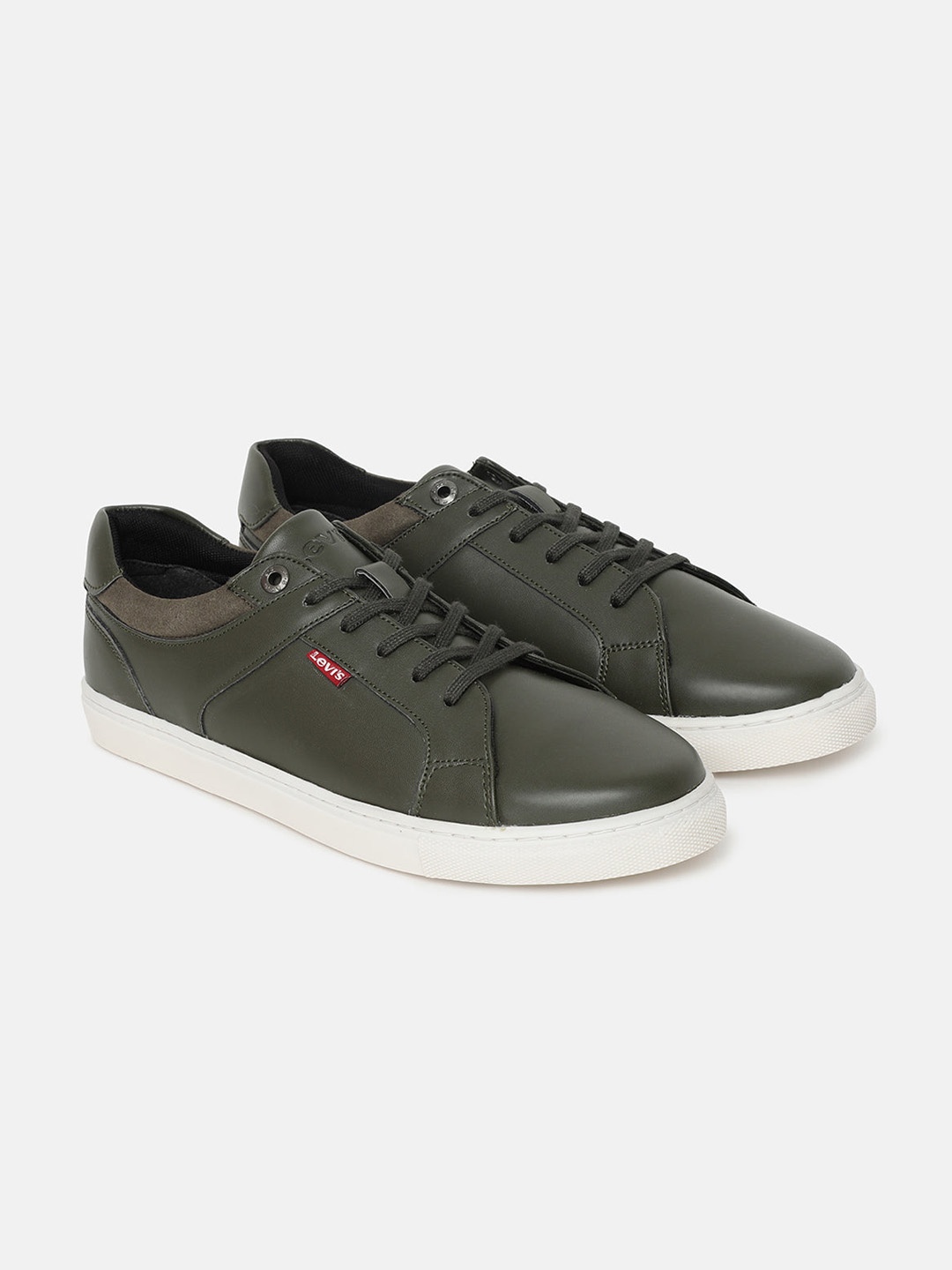 

Levis Men Round Toe Sneakers, Green