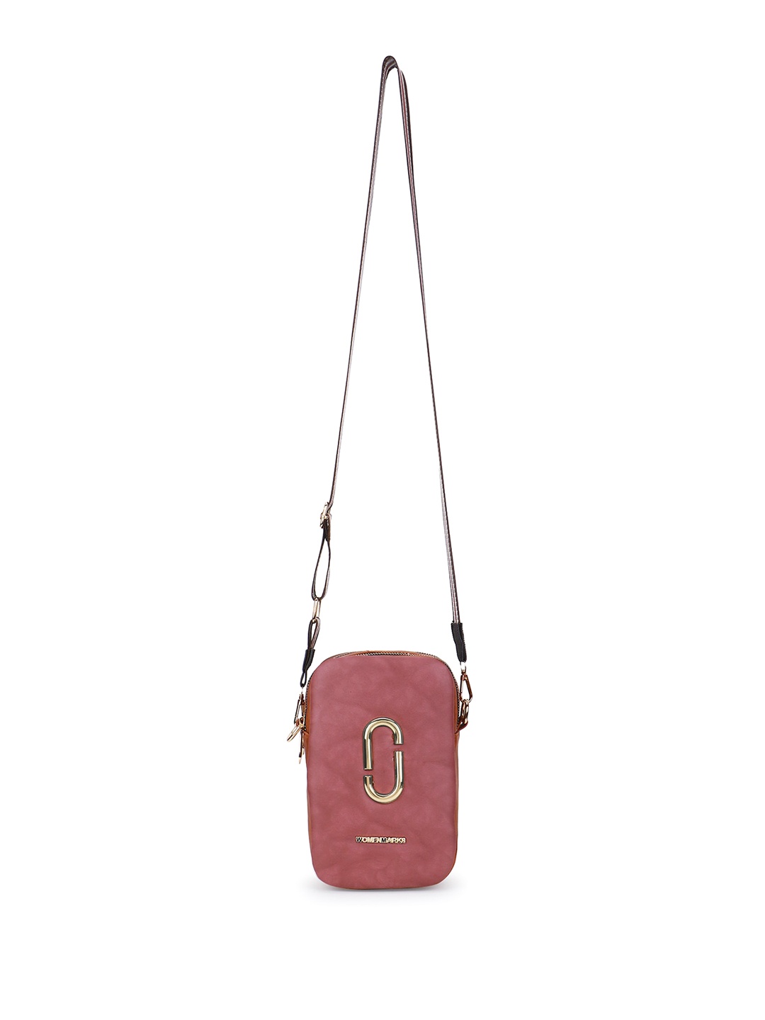 

WOMEN MARKS Structured Sling Bag, Pink