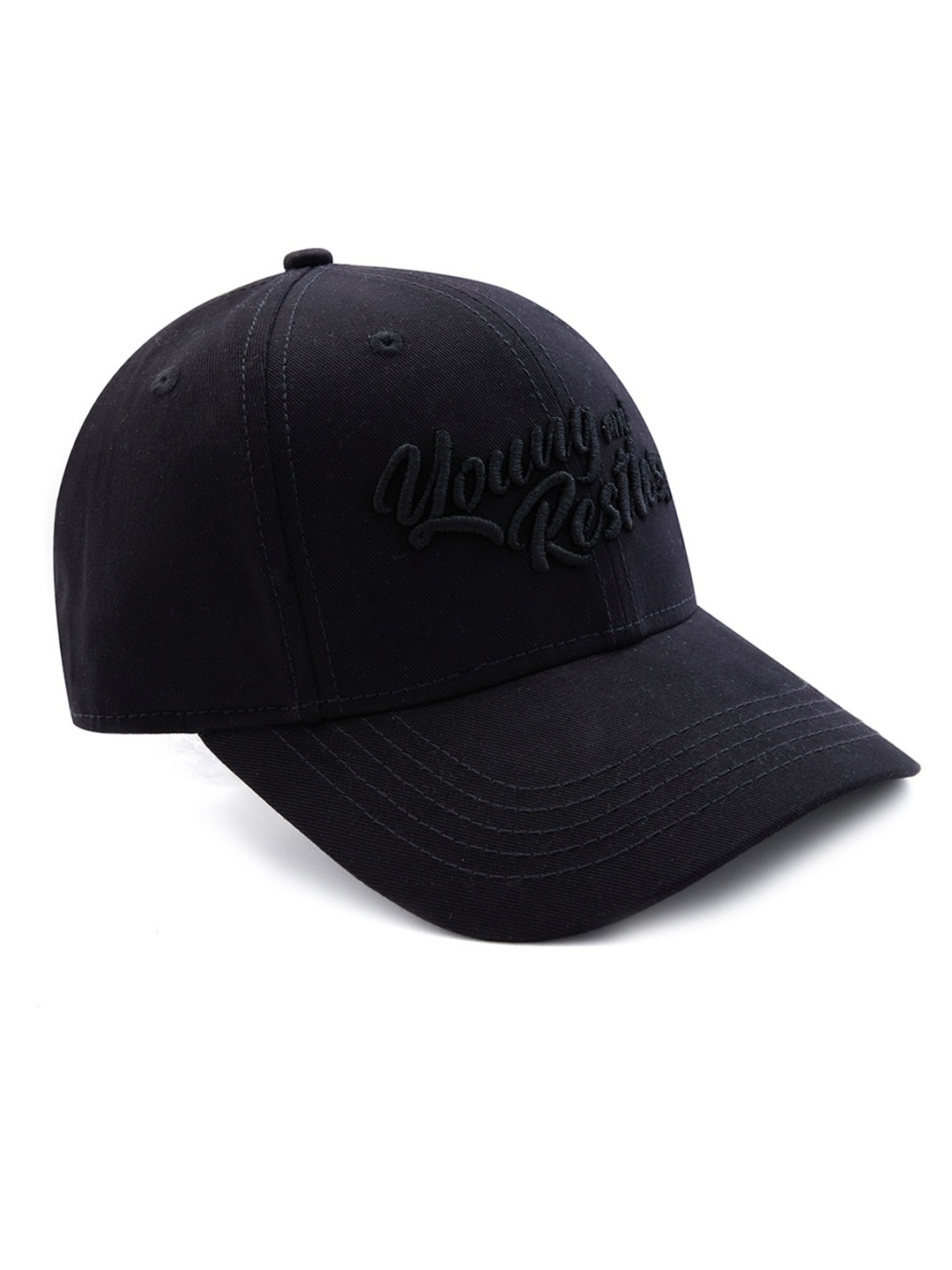 

SPYKAR Men Embroidered Cotton Baseball Cap, Black