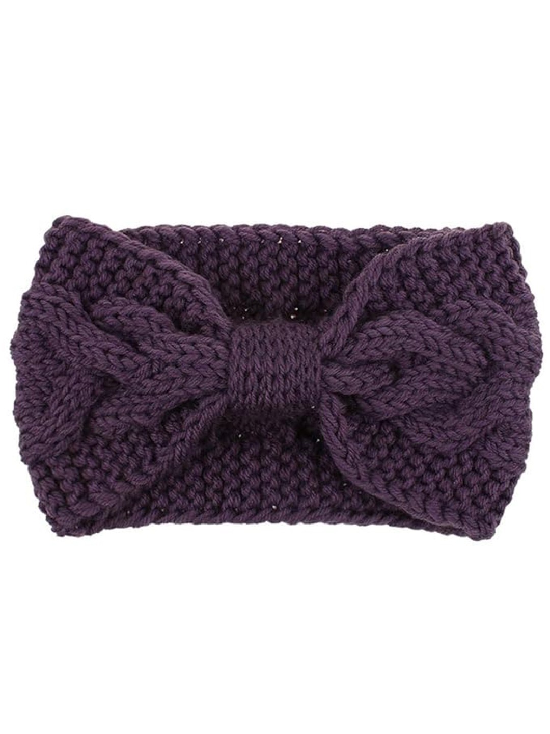 

CHRONEX Knitted Assorted Colors Self Design Winter Headband Hair Band