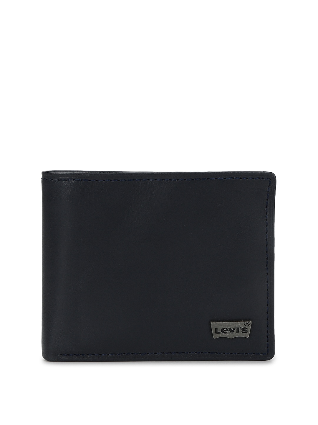 

Levis Leather Two Fold Wallet, Navy blue