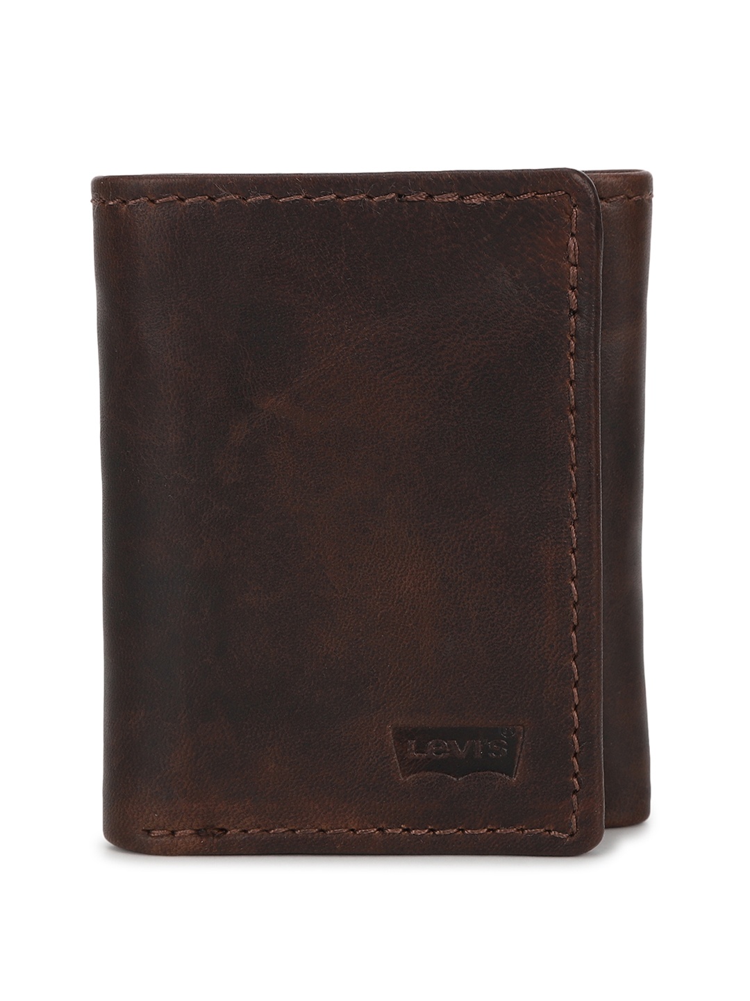 

Levis Leather Two Fold Wallet, Brown