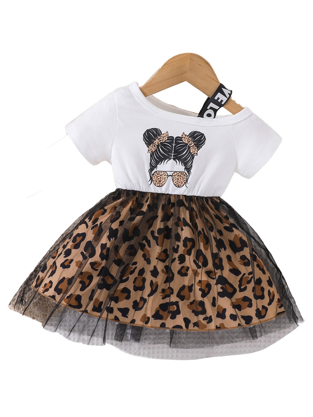 

StyleCast Girls Brown Animal Print Fit & Flare Dress