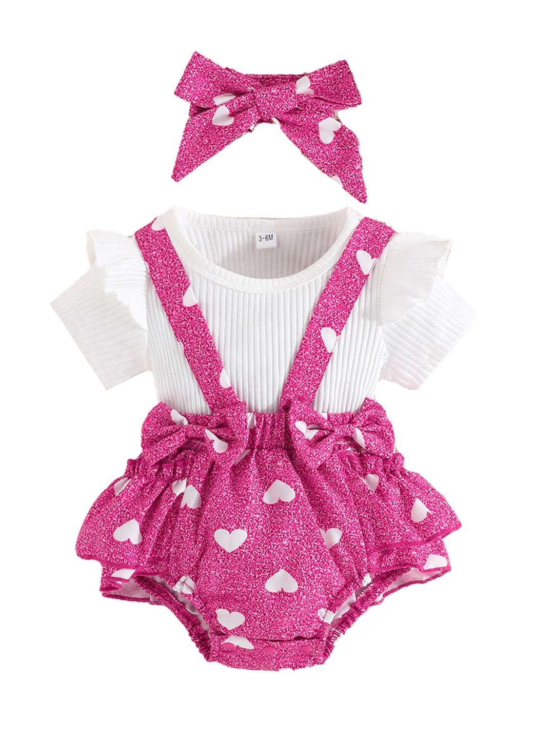 

StyleCast Infants Girls Fuchsia Round Neck Top with Skirt