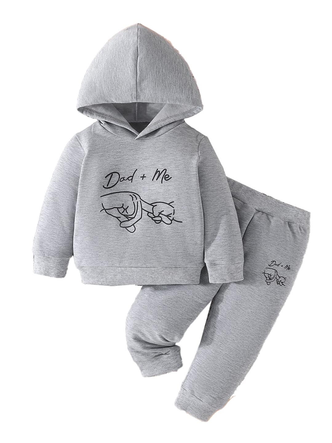 

StyleCast Grey Kids Typography Printed Sweatshirt with Pyjamas