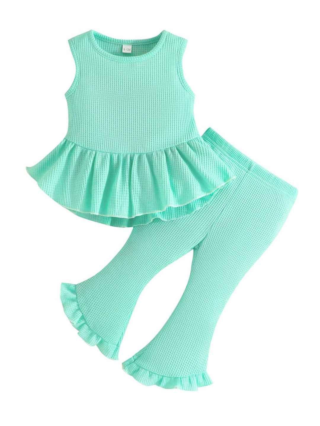 

StyleCast Green Infant Girls Top with Palazzos