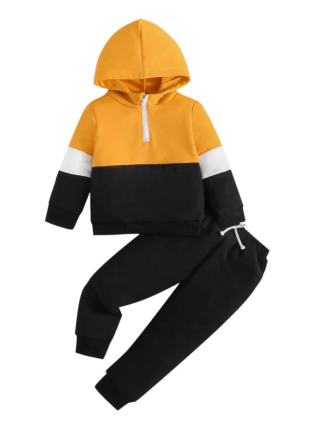 

StyleCast Boys Colourblocked T-shirt with Pyjamas, Yellow