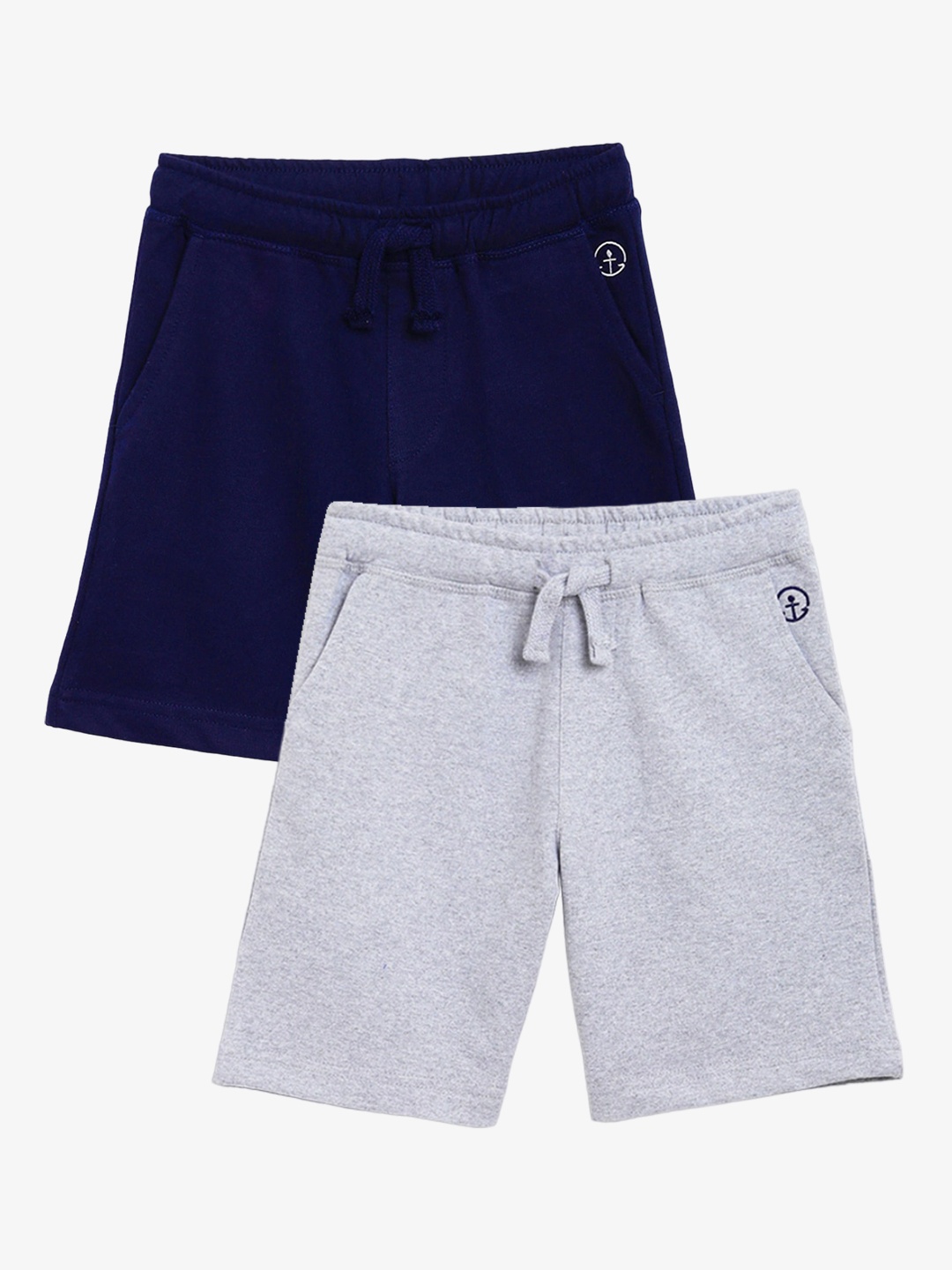 

Campana Boys Mid-Rise Cotton Regular Shorts, Navy blue