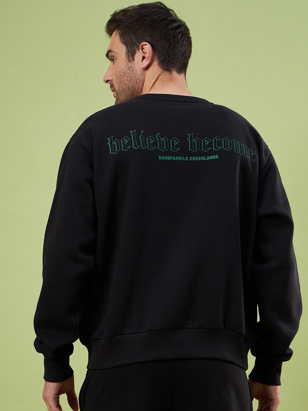 

UNPAR Typography Printed Pullover Sweatshirt, Black