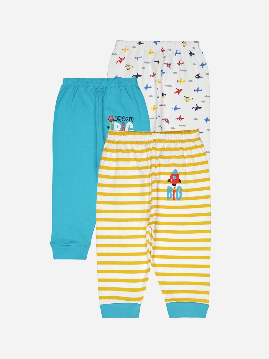 

Bodycare Infants Pack Of 3 Assorted Printed Joggers