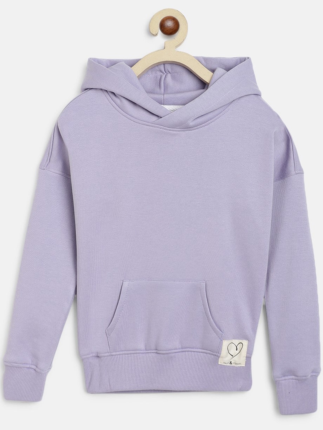 

TALES & STORIES Girls Hooded Sweatshirt, Purple