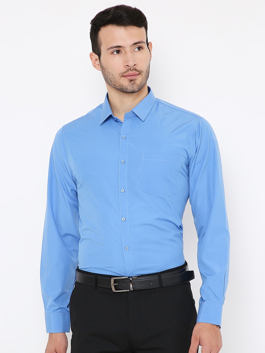 

Maharaja India Slim Slim Fit Formal Shirt, Blue