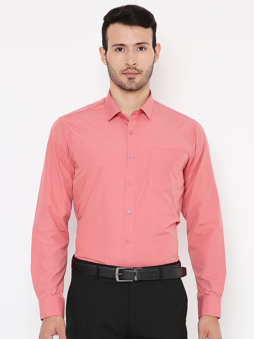 

Maharaja India Slim Slim Fit Formal Shirt, Pink