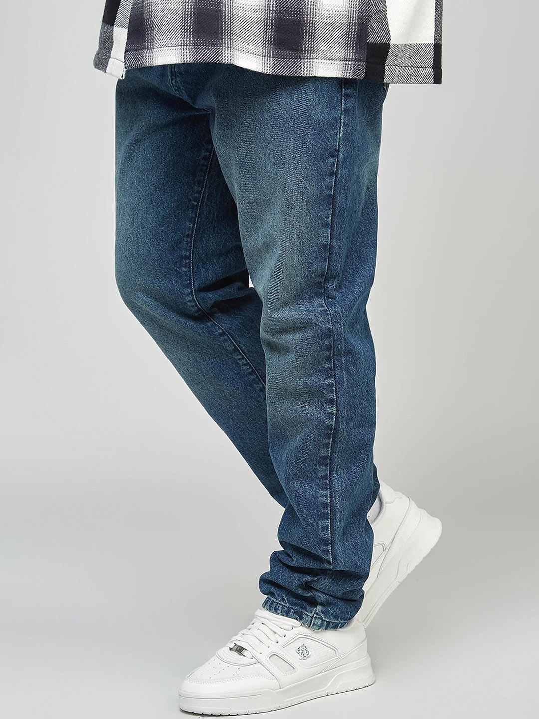 

Kotty Men Jean Low-Rise Clean Look Stretchable Jeans, Blue