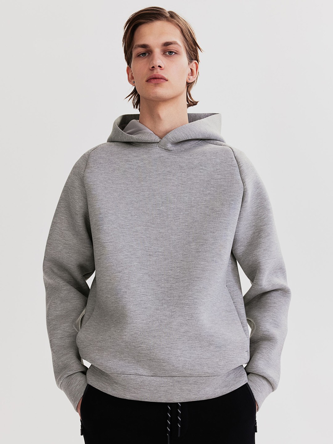 

H&M Regular Fit Scuba Hoodie, Grey