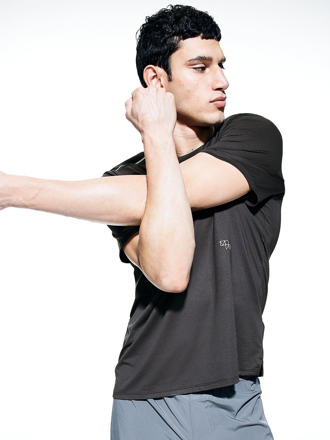 

H&M DryMove Running T-Shirt, Grey