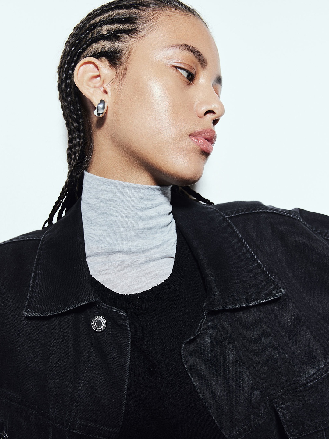 

H&M Fine-Knit Cardigan, Black
