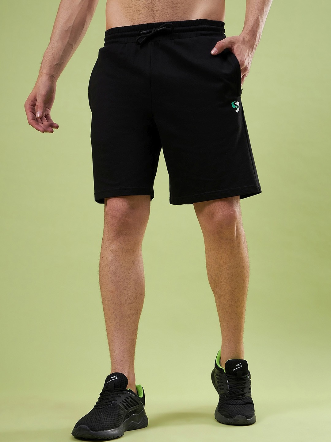 

UNPAR Men Rapid-Dry Sports Shorts, Black