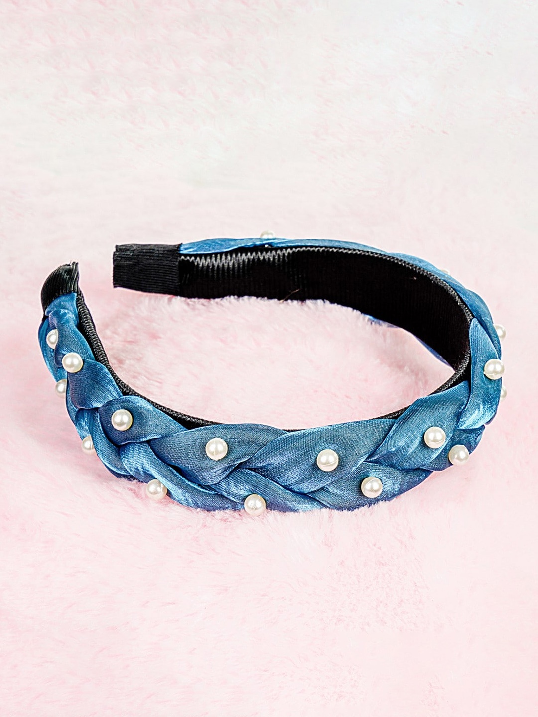 

Bella Moda Girls Pearl Beaded Hairband, Black