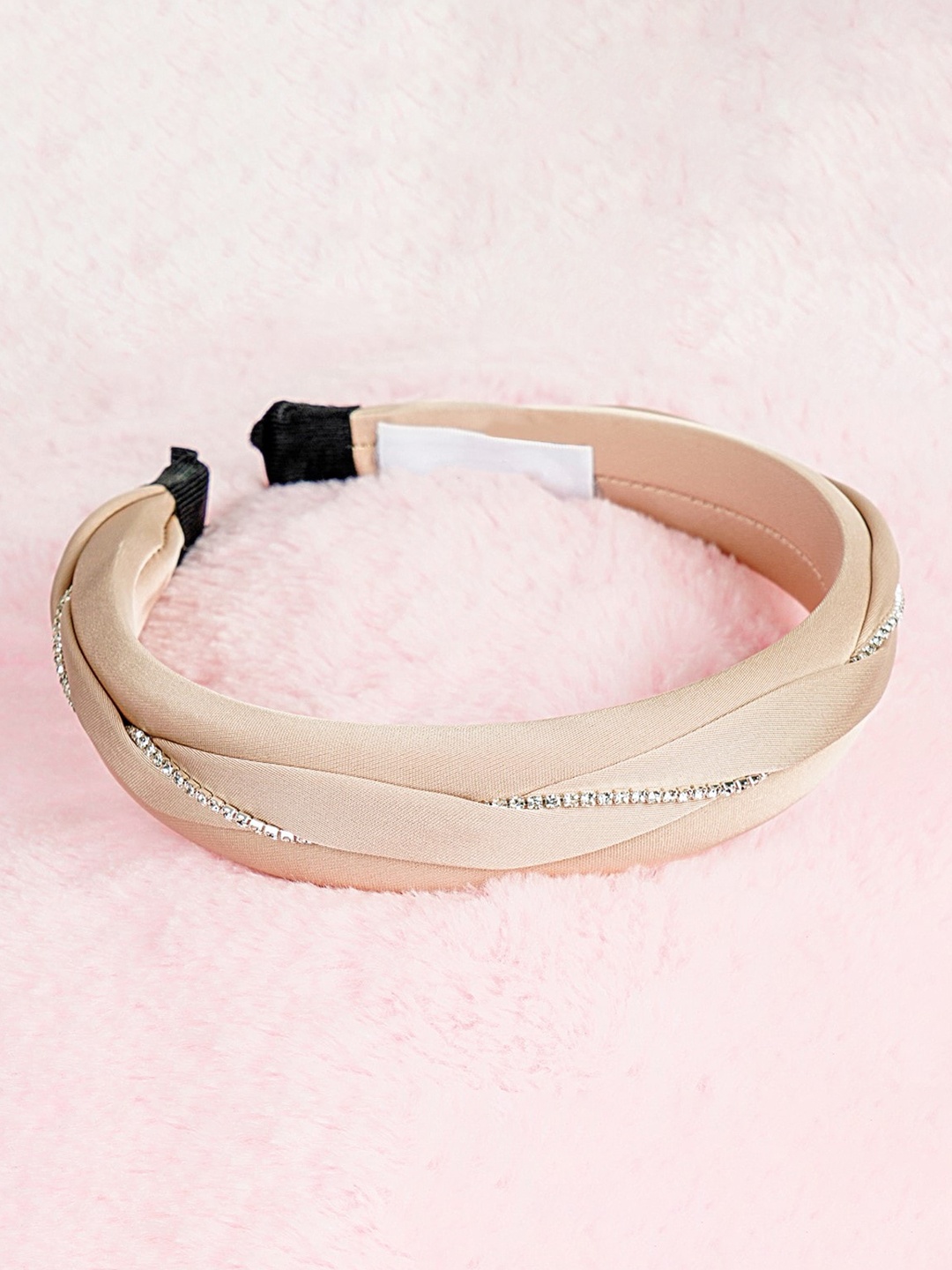 

Bella Moda Girls Embellished Hairband, Beige