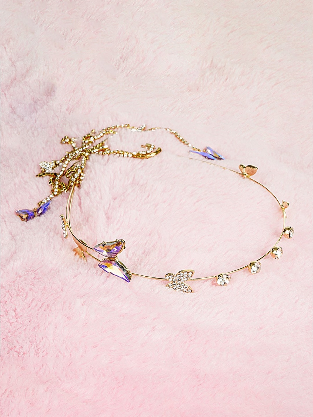 

Bella Moda Girls Embellished Hairband, Gold