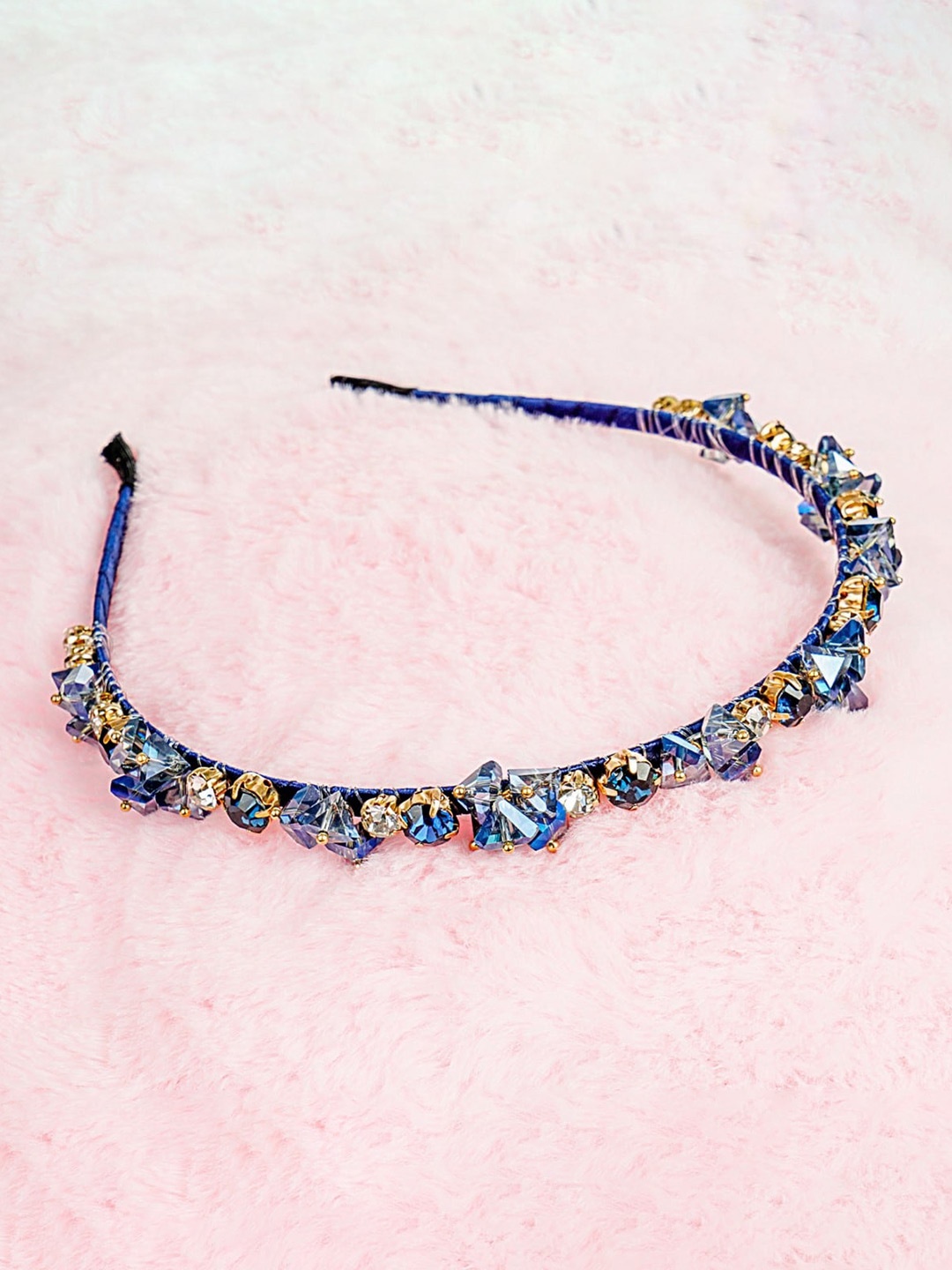 

Bella Moda Girls Embellished Hairband, Blue