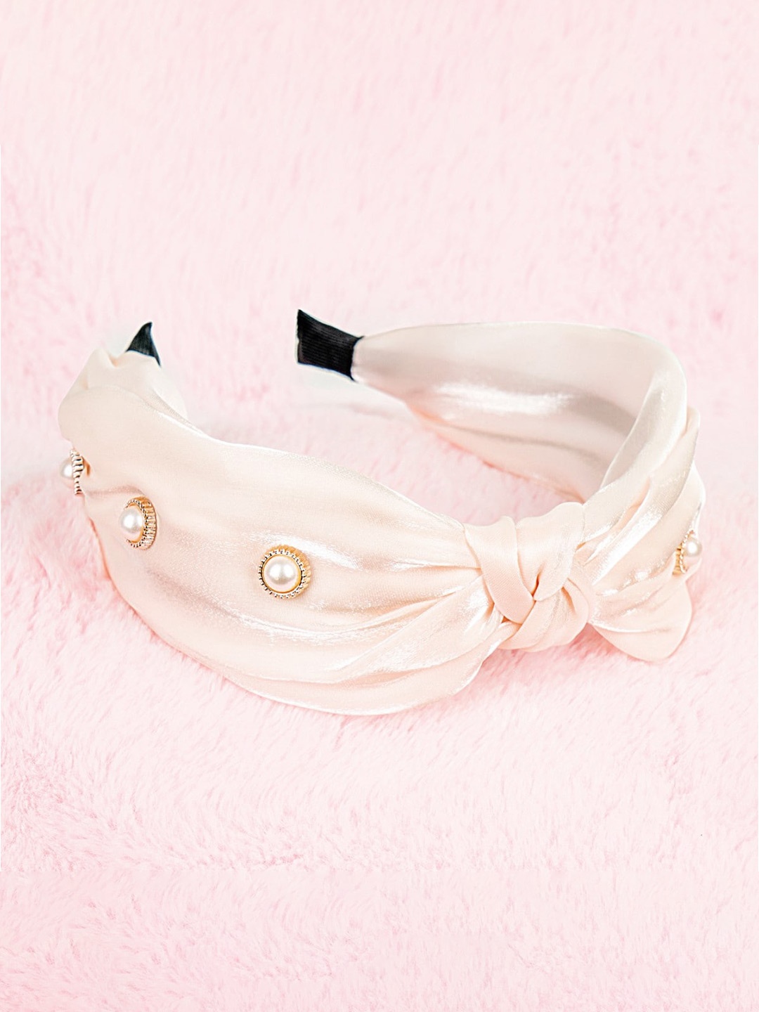 

Bella Moda Girls Embellished Hairband, Cream