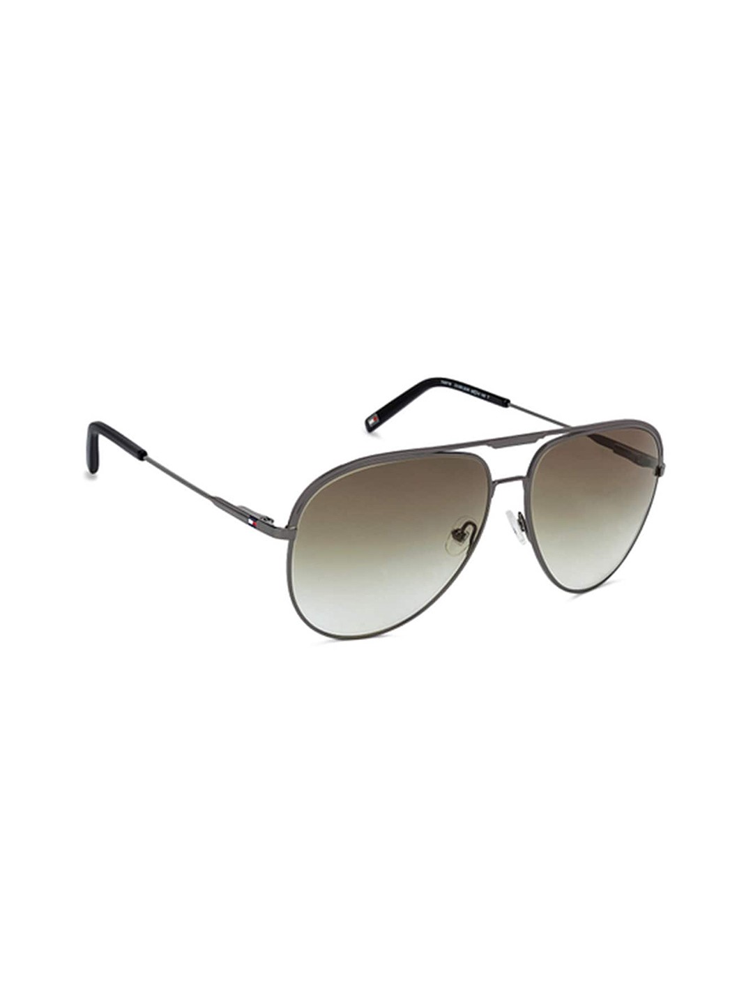 

Tommy Hilfiger Men Aviator Sunglasses with UV Protected Lens TH 9716 C3 DK., Green
