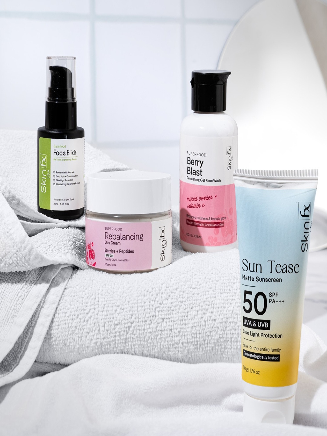 

Skin Fx 4-Pcs Superfood Goodbye Sun Damage Kit, Multi