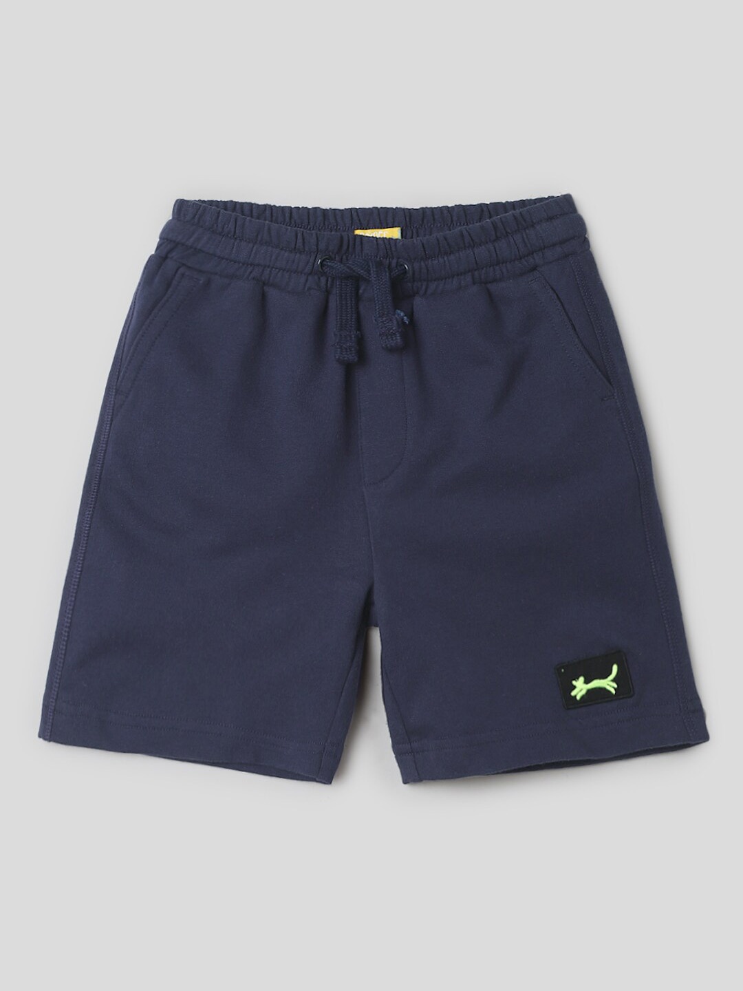 

Somersault Kids Mid-Rise Pure Cotton Sports Shorts, Navy blue