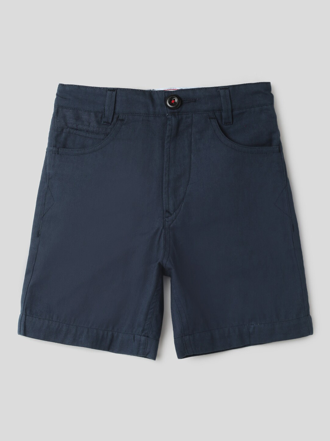 

Somersault Boys Slim Fit Pure Cotton Chino Shorts, Navy blue