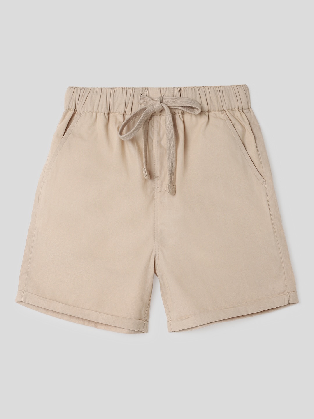 

Somersault Boys High-Rise Pure Cotton Shorts, Beige