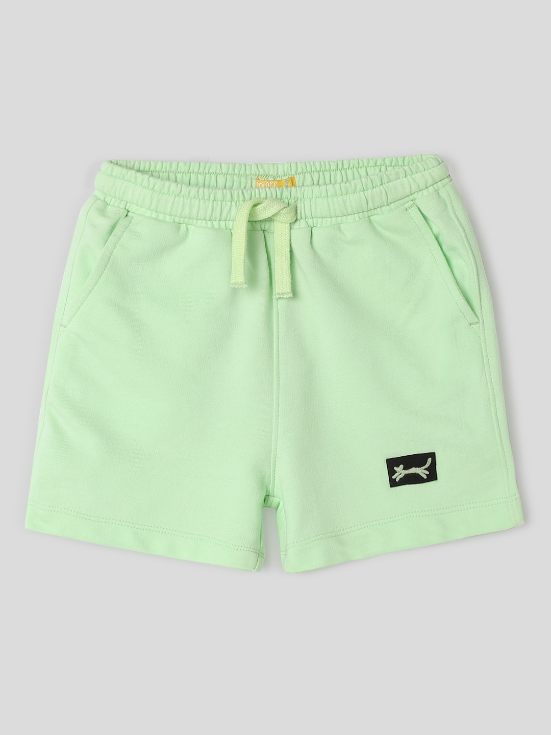 

Somersault Boys Mid-Rise Pure Cotton Shorts, Green