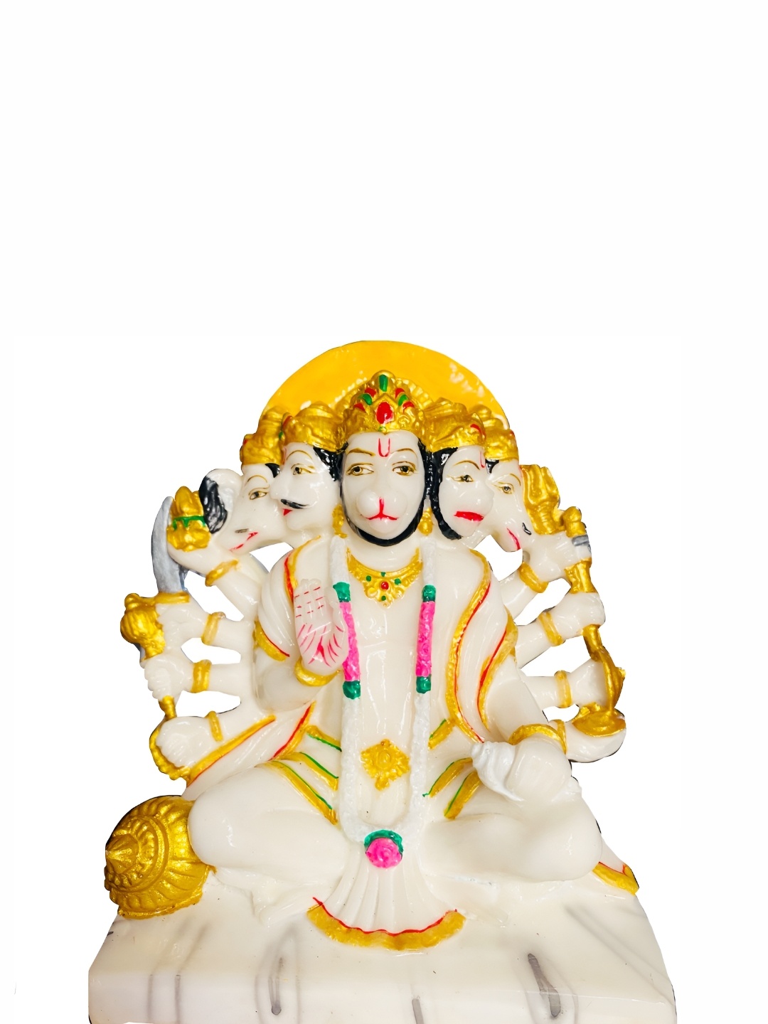 

krishnagallery1 White Hanuman Statue Showpiece