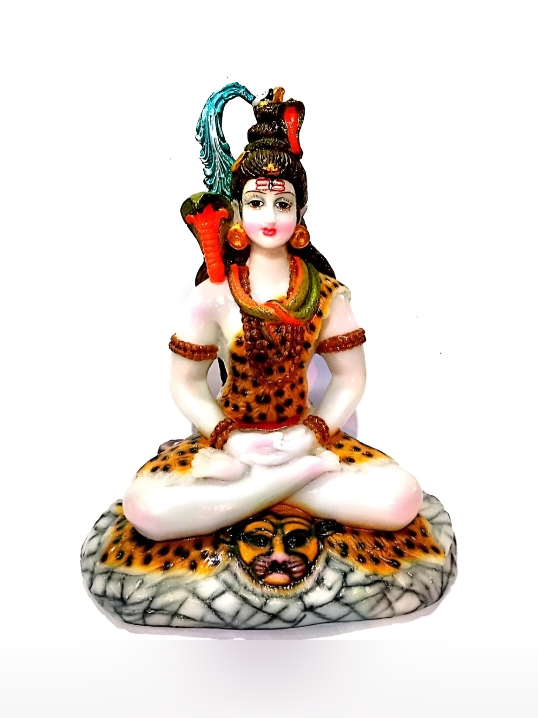 

krishnagallery1 White Brown Marble Idol Showpiece