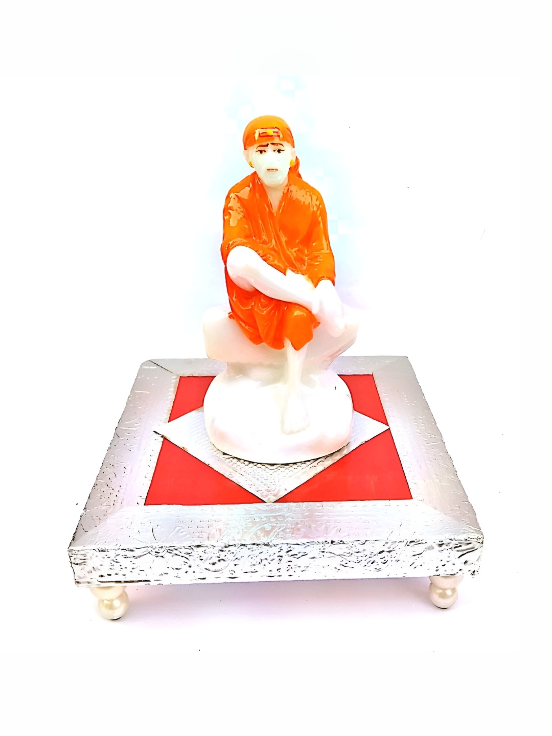 

krishnagallery1 White Marble Sai Baba Idol Showpiece