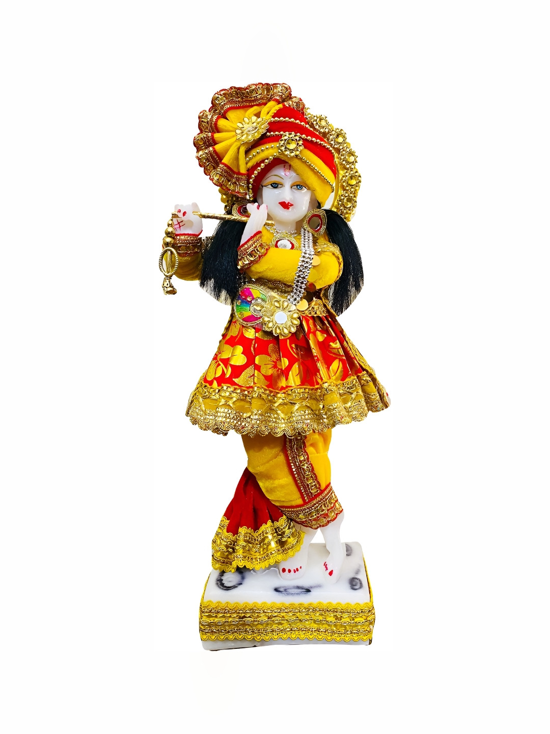 

krishnagallery1 White Lord Krishna Showpiece