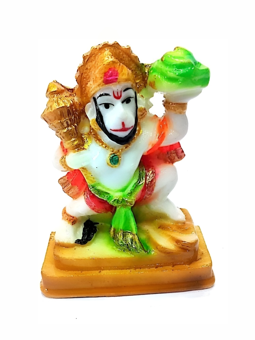 

krishnagallery1 White & Gold Toned Religious Marble Showpiece
