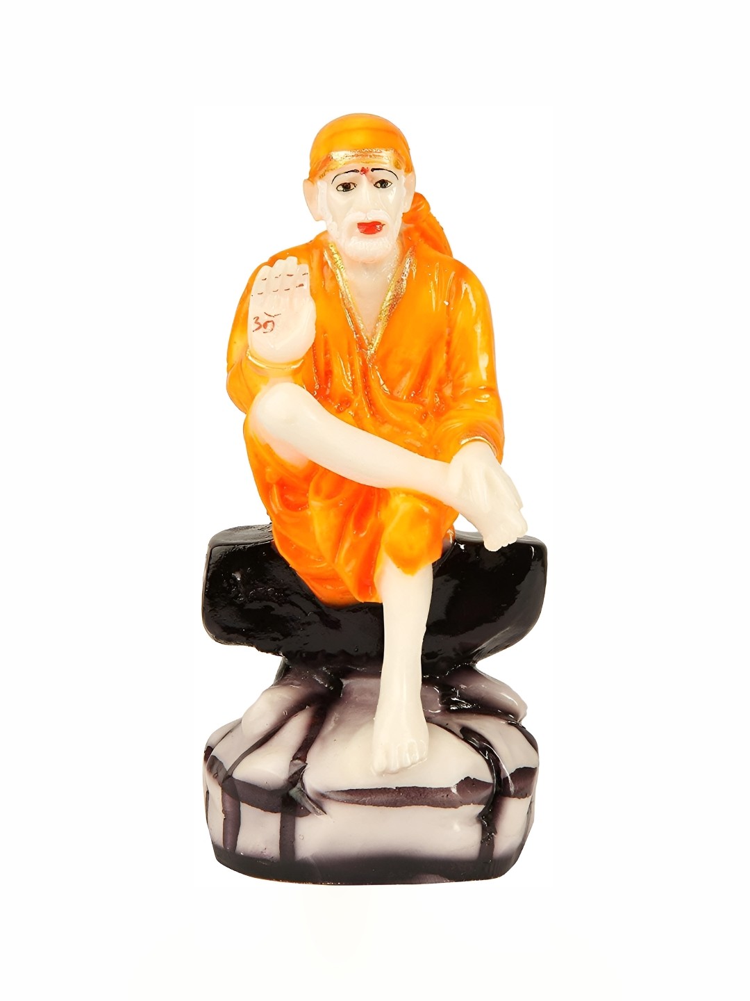 

krishnagallery1 White & Orange Baba Idol Showpiece