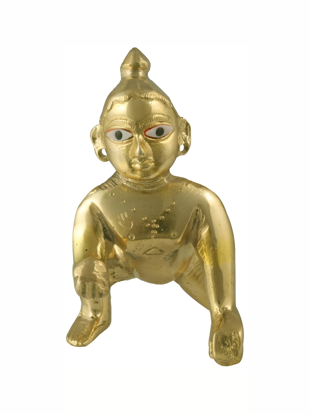 

krishnagallery1 Gold-Toned Brass Religious Idol Showpiece