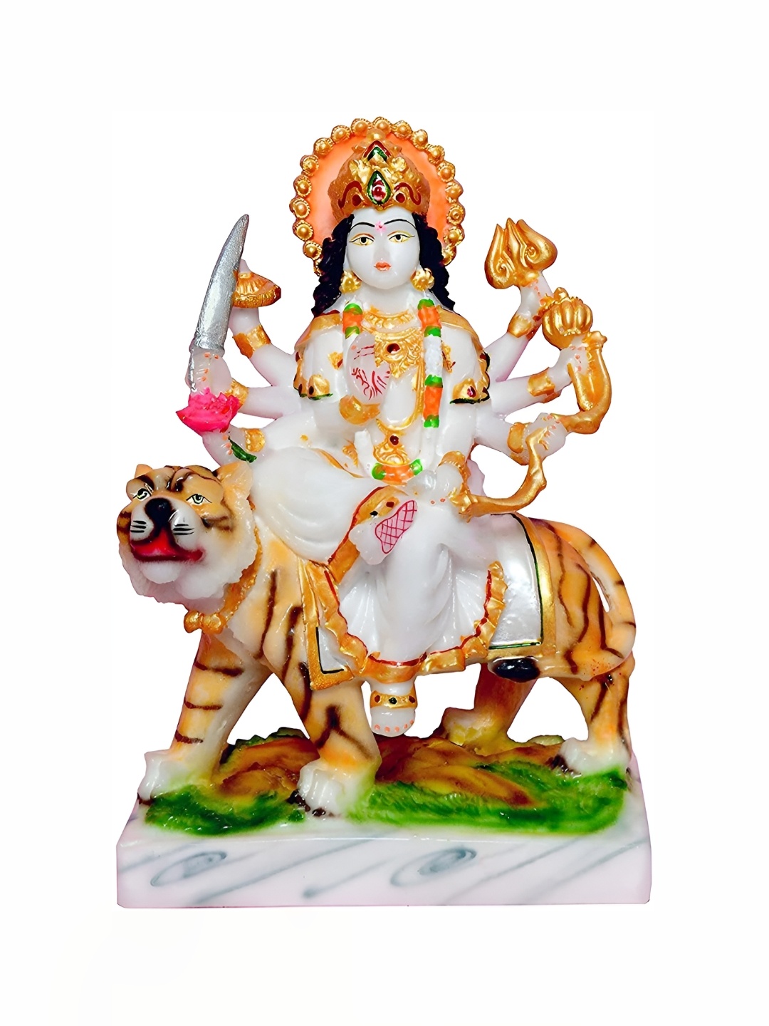 

krishnagallery1 White & Yellow Religious Idol Showpiece