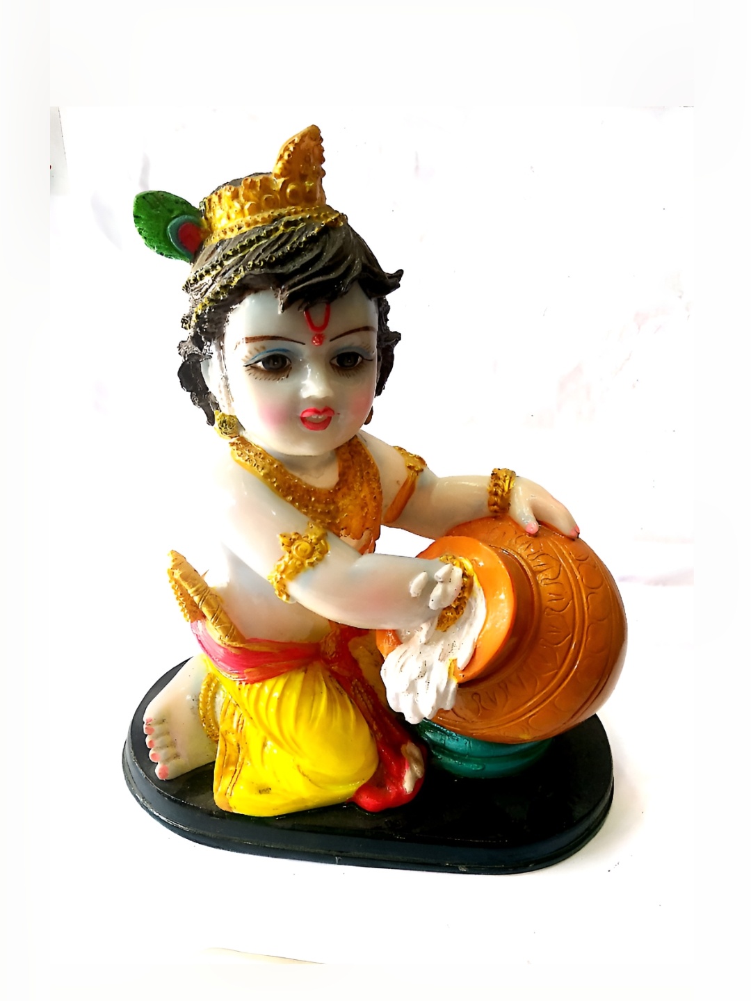 

krishnagallery1 White Religious Idol Showpiece