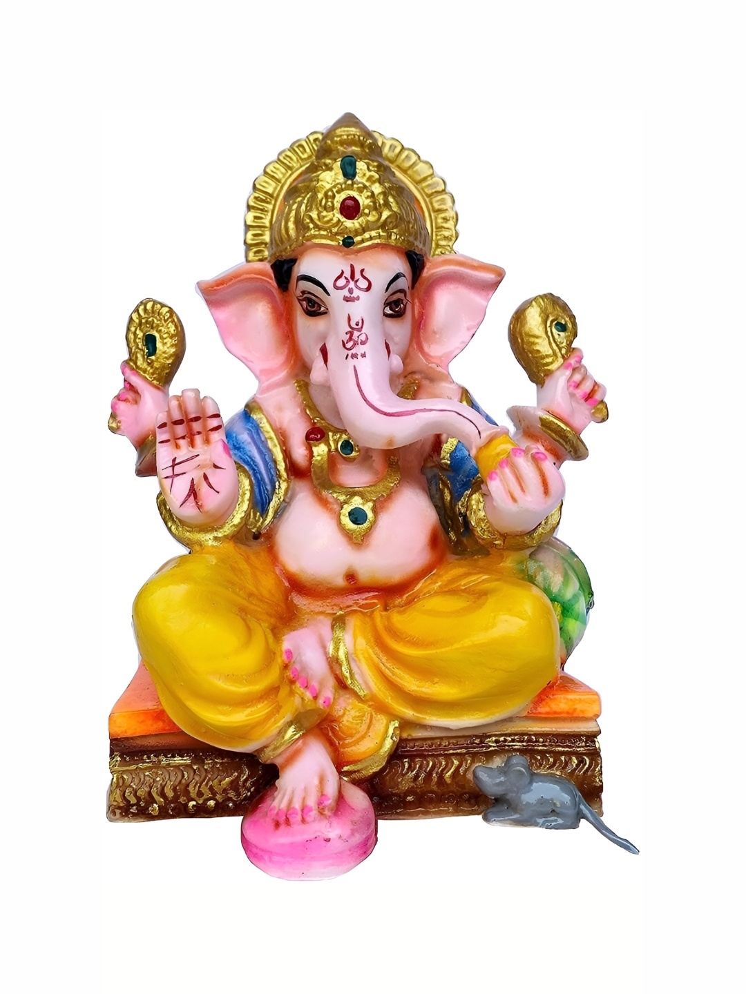 

krishnagallery1 Yellow Marble Religious Idol Showpiece