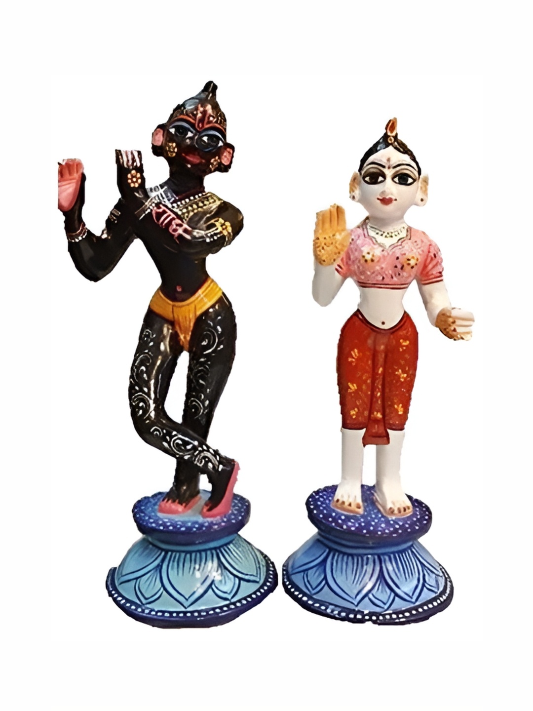 

krishnagallery1 Black 2 Pieces Religious Showpiece