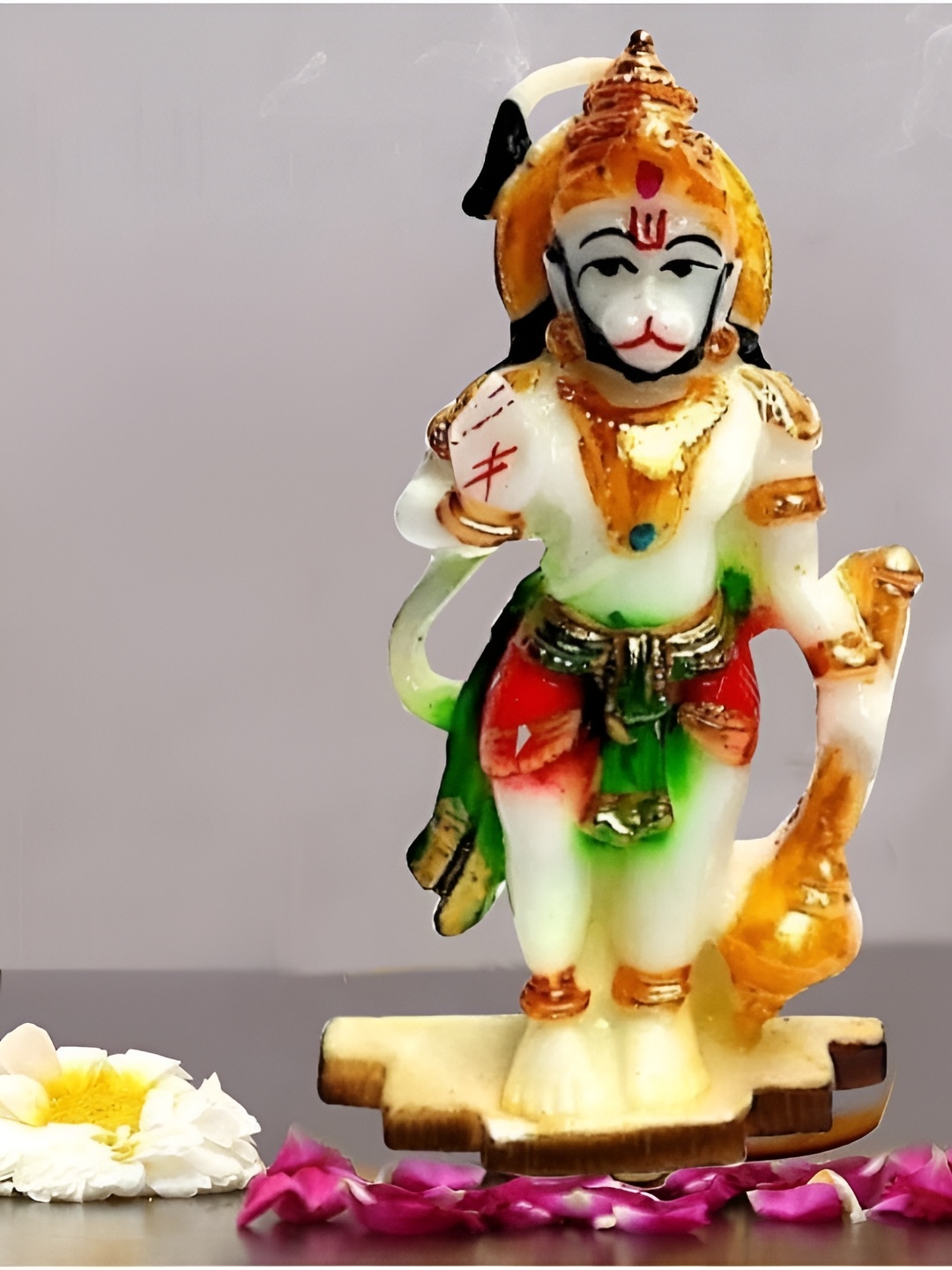 

krishnagallery1 White & Red Religious Idol Showpiece