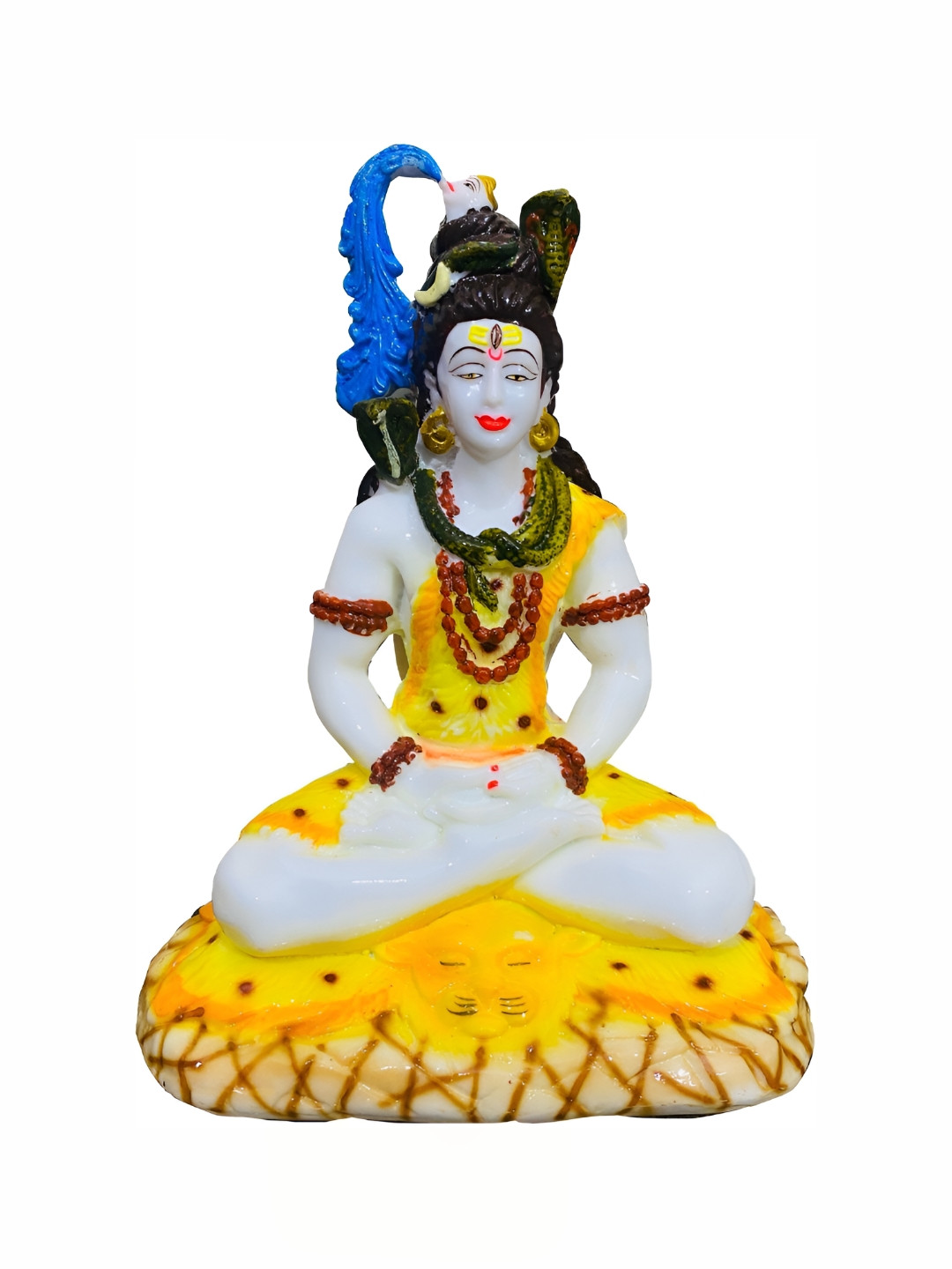 

krishnagallery1 White & Beige Religious Idol Showpiece