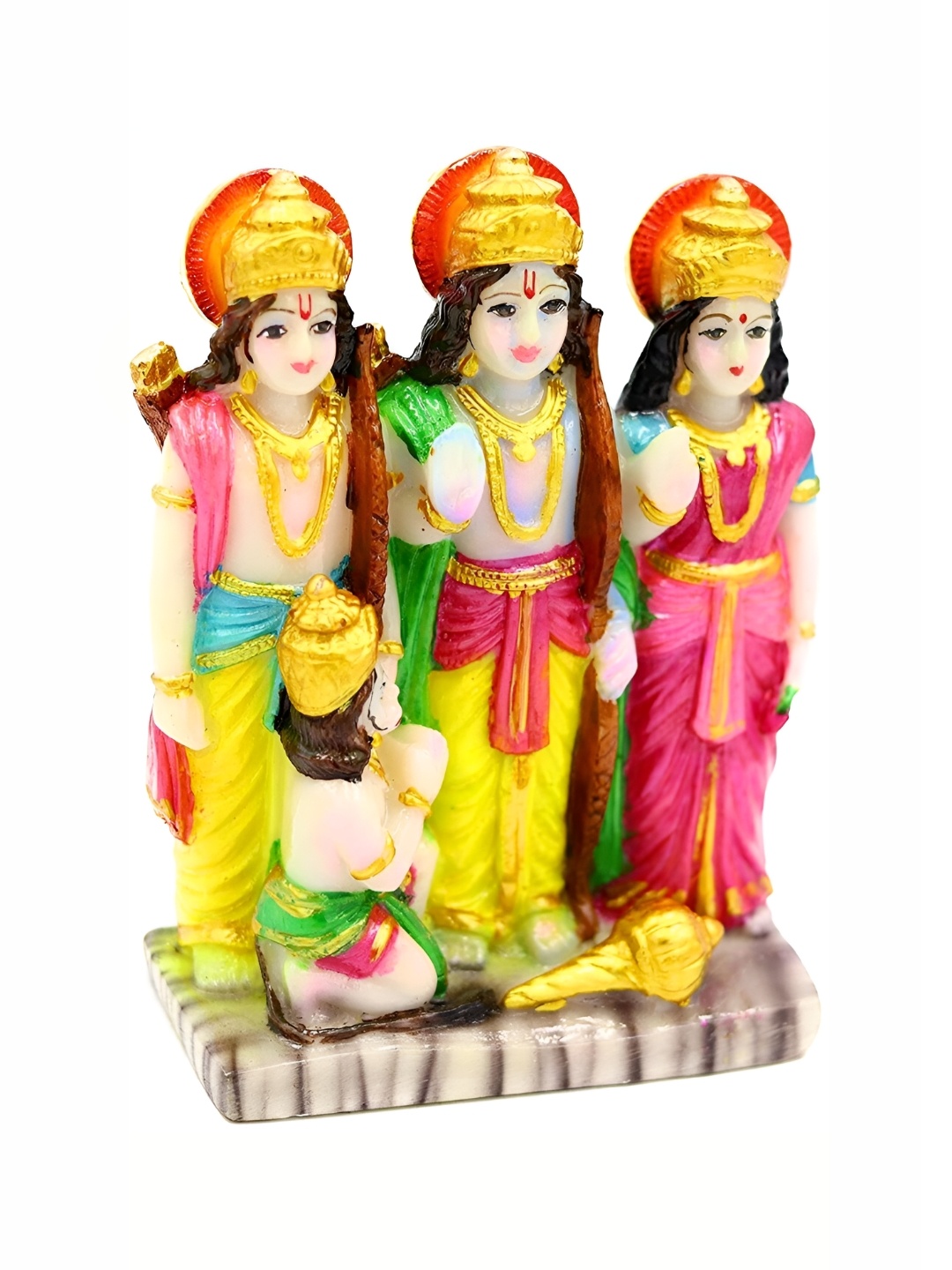 

krishnagallery1 Yellow & Pink Idol Religious Showpiece