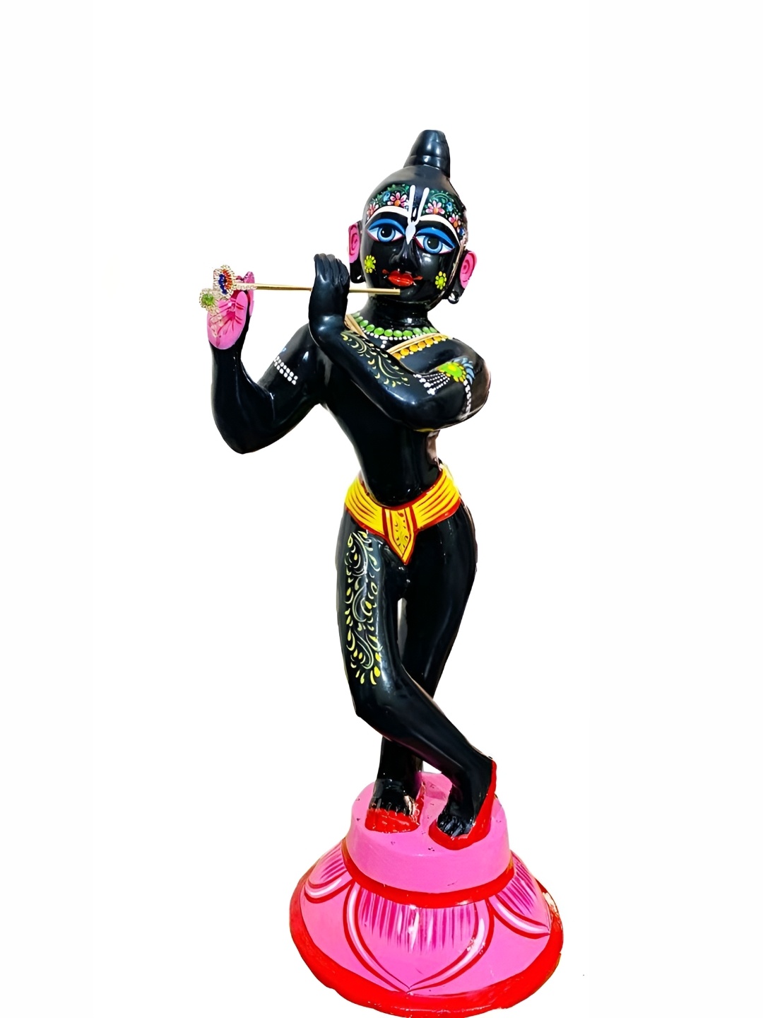 

krishnagallery1 Black Religious Idol Showpiece